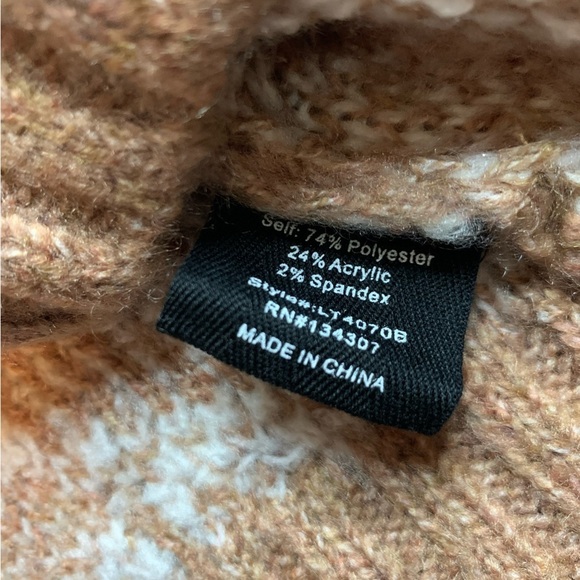 NWT Line and Dot Houndstooth Crew Neck Sweater Women Size Medium - Picture 6 of 8